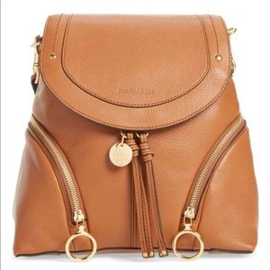 Olga Large Leather Backpack